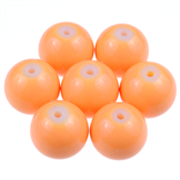 Koraliki kule powlekane / szklane / pomarańczowe / 10mm / 10szt