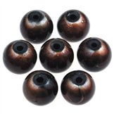 Koraliki spectra / szklane / brązowe / 8mm / 20szt
