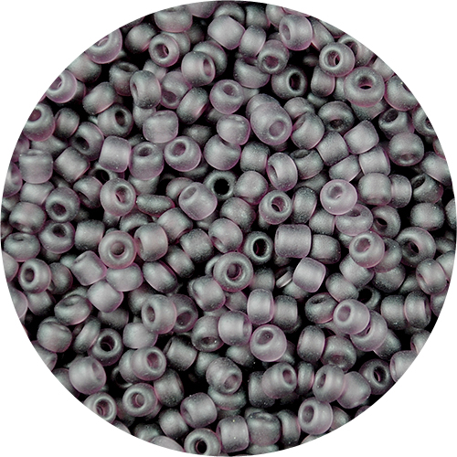 Koraliki drobne do sutaszu / szklane / fioletowe / 2mm / 20g-11264