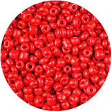 Koraliki drobne 2mm do sutaszu / szklane / czerwone / 20g