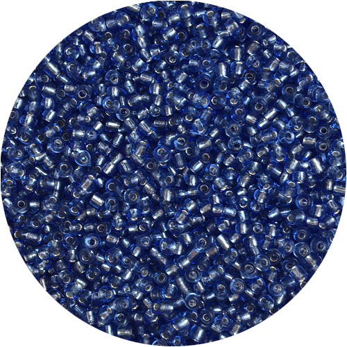 Koraliki drobne 2mm / szklane / niebieski / 20g-11872