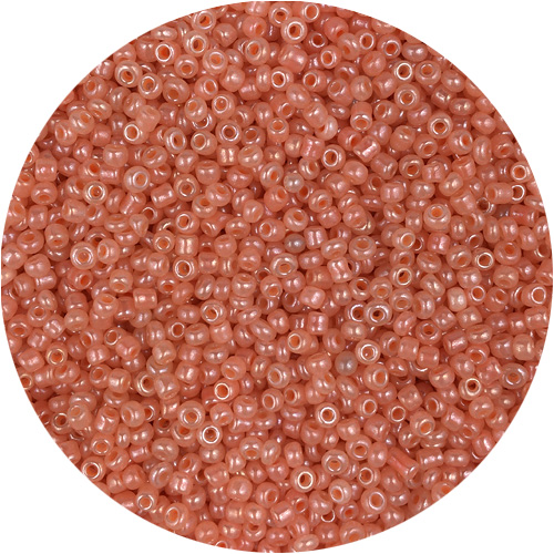 Koraliki drobne 2mm / szklane / pomarańczowy / 20g-11875