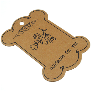 Plakietka do nawijania sznurków, rzemieni / kartonowa / brązowa / 102x77x1mm / 1szt
-6525