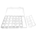 Organizer na koraliki półfabrykaty ozdoby 8w1 / 17x10x2.5cm / 1szt-12337