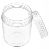 Plastikowy zakręcany słoiczek pojemnik na koraliki ozdoby / plastikowy / 39x50mm