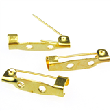 Zapięcie do broszki / metalowe / złote / 20x5x5mm / 20szt