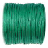 Sznurek jubilerski snake powlekany / syntetyczne / c.zielony / 1mm / 2m