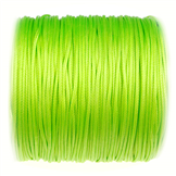 Sznurek snake / syntetyczne / zielony neon / 1.5mm / 10m