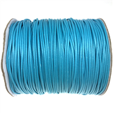 Sznurek jubilerski snake powlekany syntetyczny niebieski 1.5mm 10m