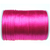 Sznurek satynowy z połyskiem 2.5mm / c.różowy / 3m