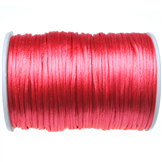 Sznurek satynowy z połyskiem 2.5mm / j.czerwony / 3m