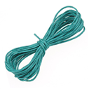 Sznurek jubilerski woskowany 1mm / niebieski, teal / 6m-8131