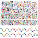 Zestaw mix literek w organizerze / akrylowe / 1685szt