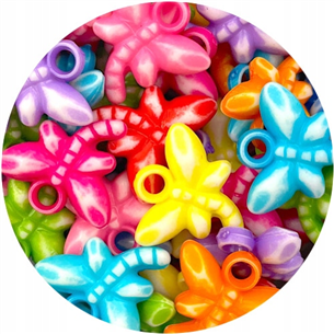 Miks zawieszka motylek motyl motylki / akrylowe / 18x17mm / 30szt-9295