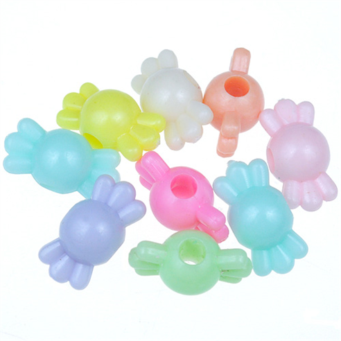 Miks koraliki cukierki 17x9x9mm / akrylowe / 30szt-12921