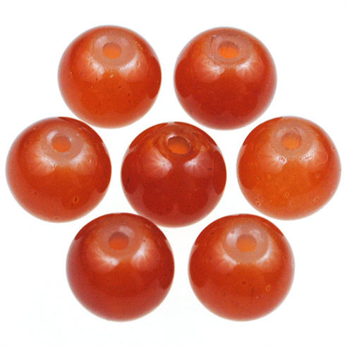 Szklane jadeitowe / szklane / j.brązowe / 8mm / 50szt-13003