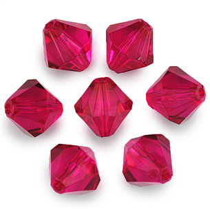 Koraliki diamenciki / akrylowe / różowe / 16mm / 10szt-1347