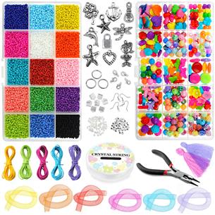 ZESTAW KORALIKÓW DO ROBIENIA BIŻUTERII BRANSOLETEK-12226