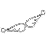 Łącznik skrzydełko / stop metalu / srebrny / 31x8mm / 10szt