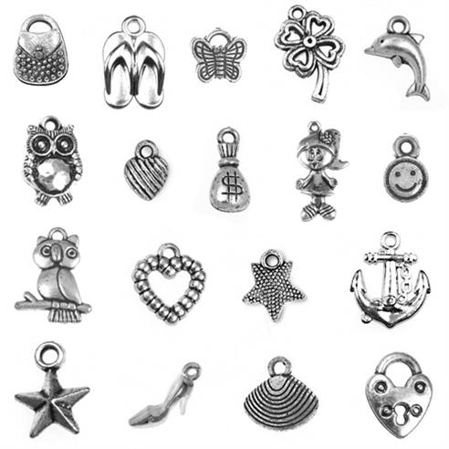 Miks zawieszki akrylowe charms 10szt-12560