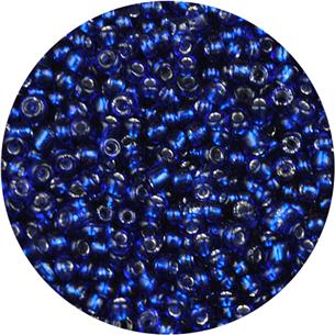 Koraliki drobne 2mm do sutaszu / szklane / granatowe transparent / 20g-11301