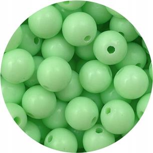 Koraliki kulki pastelowe / akrylowe / j.zielone / 8mm / 13,2g / 50szt
-12621