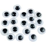 Oczka ruchome oczy / akrylowe / multikolor / 10x3mm / 30szt