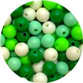 MIX koraliki akrylowe gładkie / multikolor / 8mm / 50szt