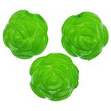 Koraliki róże różyczki / akrylowe / zielone / 13x13mm / 20szt
