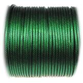 Sznurek jubilerski snake powlekany / syntetyczne / c.zielony / 2mm / 10m