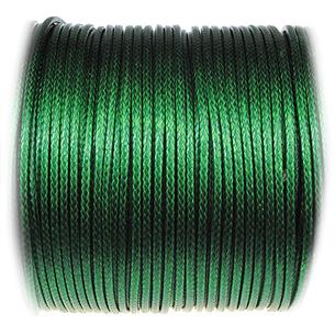 Sznurek jubilerski snake powlekany / syntetyczne / c.zielony / 2mm / 10m-10875