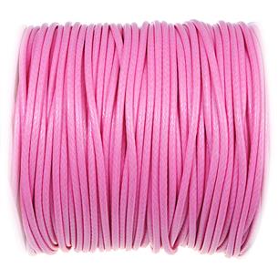 Sznurek jubilerski snake powlekany / syntetyczne / j.różowy / 2mm / 10m-10880