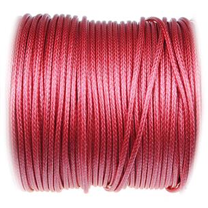 Sznurek jubilerski snake powlekany / syntetyczne / koralowy / 2mm / 10m-10881