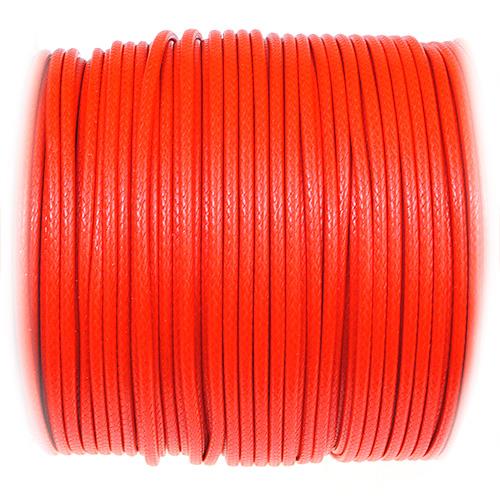 Sznurek jubilerski snake powlekany / syntetyczne / c.pomarańczowy / 2mm / 10m-10884