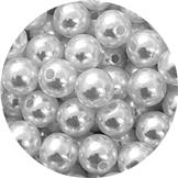 Koraliki kulki perełki perły / akrylowe / białe / 10mm / 20szt
