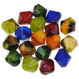 MIX koraliki bicone diamenciki / akrylowe / multikolor / 8mm / 50szt