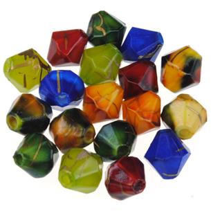 MIX koraliki bicone diamenciki / akrylowe / multikolor / 8mm / 50szt-6464