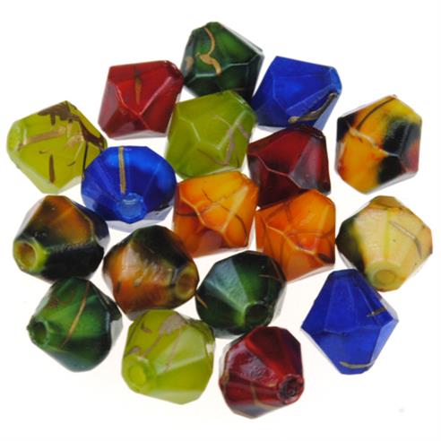 MIX koraliki bicone diamenciki / akrylowe / multikolor / 8mm / 50szt-6464