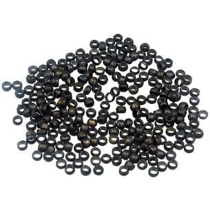 Zaciski montażowe stopery okrągłe / metalowe / brązowe / 2x1.2mm / 5.5g / 500szt-8300