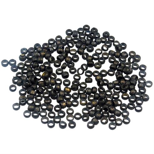 Zaciski montażowe stopery okrągłe / metalowe / brązowe / 2x1.2mm / 5.5g / 500szt-8300