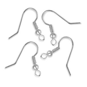 Bigle posrebrzane / metalowe / srebrne / 18mm / 43.2g / 200szt-4046