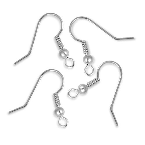 Bigle posrebrzane / metalowe / srebrne / 18mm / 43.2g / 200szt-4046