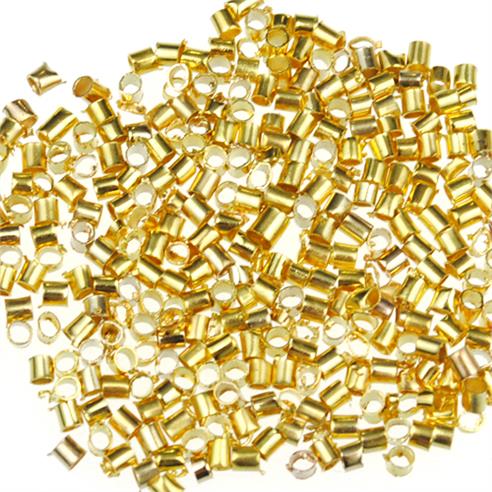 Zaciski montażowe / metalowe / złote / 1.5mm / 3.0g / 450szt-7112