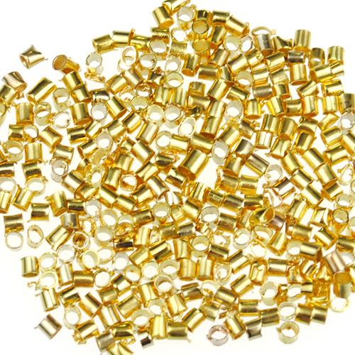 Zaciski montażowe / metalowe / złote / 1.5mm / 3.0g / 450szt-7112