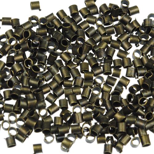 Zaciski montażowe / metalowe / antyczne brązowe / 1.5x1mm / 3.0g / 450szt-7115