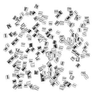 Zaciski montażowe / metalowe / srebrne / 1.5mm / 3.0g / 450szt-11621