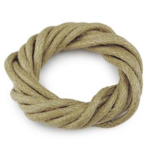 Sznurek jubilerski woskowany 2mm / j.zielony / 10m-13325