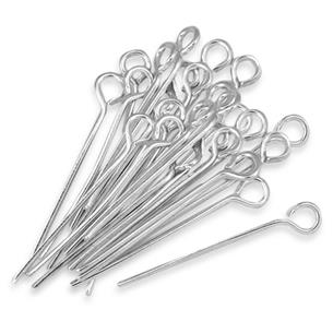 Szpilki haczyki / metalowe / srebrne / 20mm / 24.0g / 300szt-5617