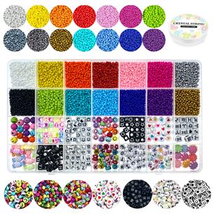 ZESTAW DO ROBIENIA BRANSOLETEK KORALIKI LITERKI / DR05-12485