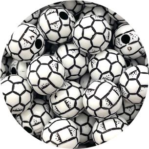 Koraliki piłki piłeczki / akrylowe / białe / 10mm / 20szt-11159